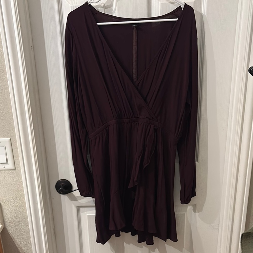 Dark Plum Dress from Express